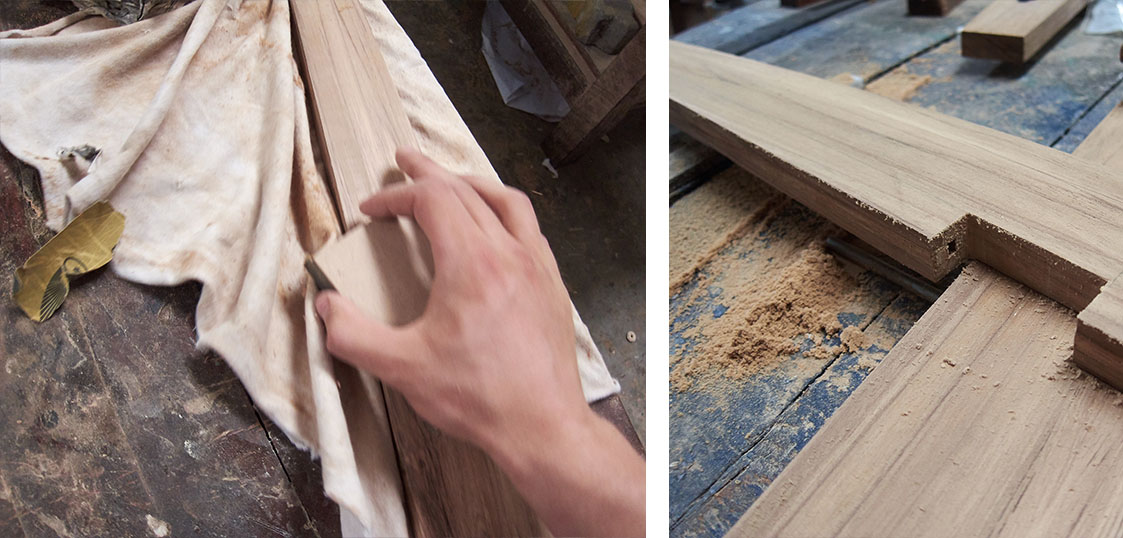 folding chair during an exchange in Thailand