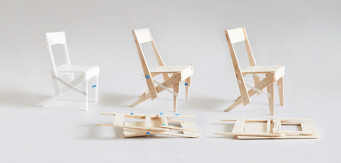 folding chair during an exchange in Thailand