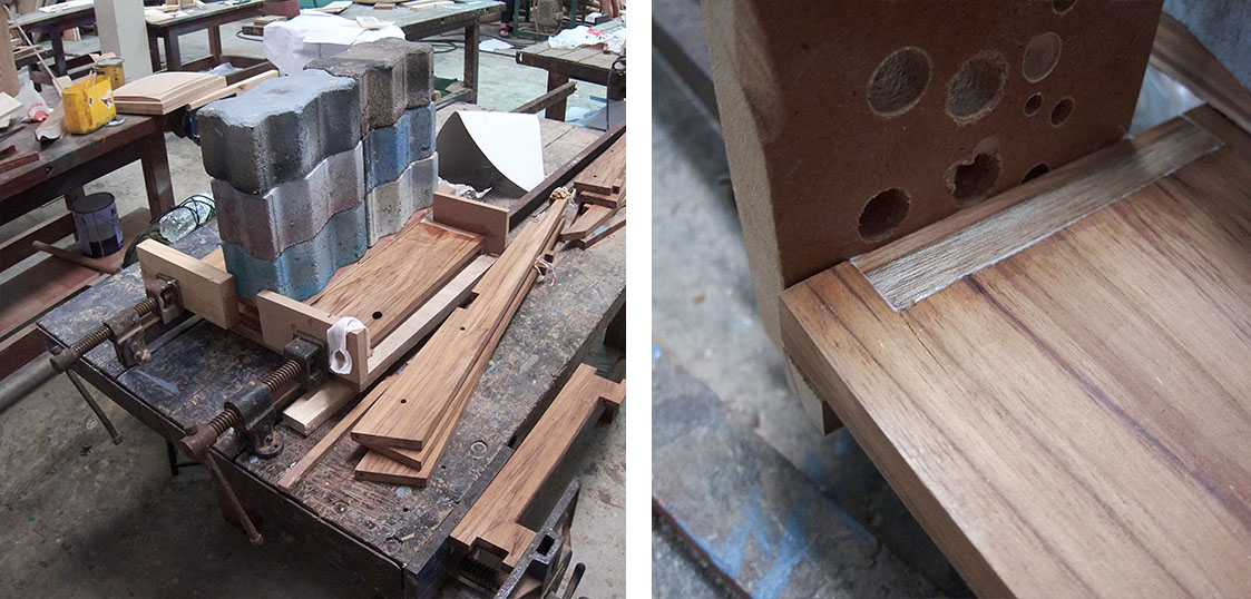 folding chair during an exchange in Thailand