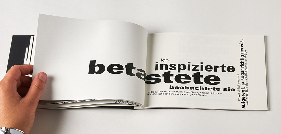 book about Frutiger’s Univers and a magic box